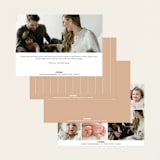 "eloise" - Birth Announcements in Peach by Ellen Schlegelmilch - Back of Card Options