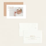 "eloise" - Birth Announcements in Peach by Ellen Schlegelmilch - Assembled