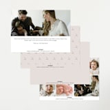 "Vintage" - Birth Announcements in Fog by Sara Hicks Malone - Back of Card Options