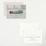 "Vintage" - Birth Announcements in Fog by Sara Hicks Malone - Assembled