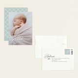 "Precious Script" - Birth Announcements in Sugar by Jessica Williams - Assembled