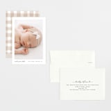 "Edgy" - Birth Announcements in Snow by Pixel and Hank - Assembled
