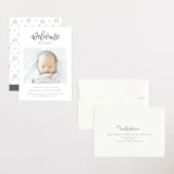 "Welcome Home Baby" - Birth Announcements in Shadow by Carolyn Kach - Assembled