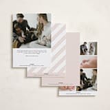 "Serene" - Birth Announcements in Blush by Jessica Williams - Back of Card Options