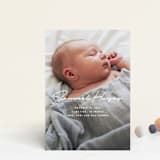 "Signature-esque" - Birth Announcements in Milk by Lauren Chism - Front