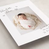 "Written" - Birth Announcements in Sand by Pixel and Hank - Detail