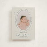 "Doodle Frame" - Birth Announcements in Deep Pond by Zove Ahhh - Front