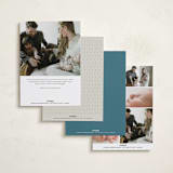 "Doodle Frame" - Birth Announcements in Deep Pond by Zove Ahhh - Back of Card Options