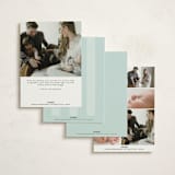 "Simple Happiness" - Birth Announcements in Seagrass by Claudia Orengo - Back of Card Options