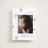 "The Flora" - Birth Announcements in Lily of the Valley by Pixel and Hank - Front
