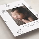 "The Flora" - Birth Announcements in Lily of the Valley by Pixel and Hank - Detail