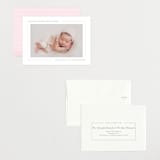 "Simply Serene" - Birth Announcements in Blush by Lauren Chism - Assembled