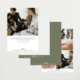 "Walden" - Birth Announcements in Fern by Megan Davis - Back of Card Options