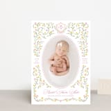 "Cottagecore" - Birth Announcements in Cotton Candy by Creo Study - Front