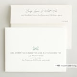 "Hearts and Stripes" - Birth Announcements in Seafoam by Griffinbell Paper Co. - FREE Recipient Addressing