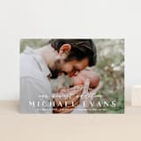 "our newest" - Birth Announcements in Powder by Abi de Leon - Front