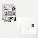 "Distinguished" - Birth Announcements in Graphite by Sara Hicks Malone - Assembled