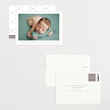 "most simple" - Birth Announcements in Warm Grey by Phrosné Barwood - Assembled