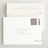 "most simple" - Birth Announcements in Warm Grey by Phrosné Barwood - FREE Recipient Addressing