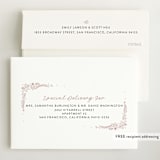 "Delicate Collage" - Birth Announcements in Burnt Rose by Amy Payne - FREE Recipient Addressing