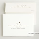 "our little sweetheart" - Birth Announcements in Fawn by Jen Tips - FREE Recipient Addressing