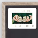 "Merriest Occasion" - Birth Announcements in Pearl by Megan Davis - Front