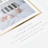 "Initially" - Birth Announcements in Slate by Carolyn MacLaren - Detail