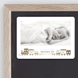 "welcome aboard!" - Birth Announcements in Chalk by Rebecca Durflinger - Front