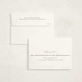 "Welcome Ribbon" - Birth Announcements in Charcoal by Erica Krystek - FREE Recipient Addressing