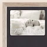 "Flourished" - Birth Announcements in Ice by Everett Paper Goods - Front