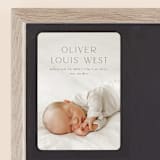 "Our Hearts" - Birth Announcements in Fog by Julia Hall - Front