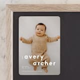 "Modern Name" - Birth Announcements in Moon by Robin Ott - Front