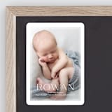 "Frosted Frame" - Birth Announcements in Sugar by Jessica Williams - Front