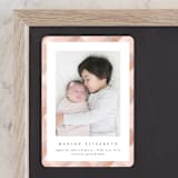 "Desert Plaid" - Birth Announcements in Terracotta by Erica Krystek - Front
