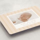 "patterned stripes" - Birth Announcements in Blush by Ellen Schlegelmilch - Detail