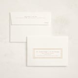 "patterned stripes" - Birth Announcements in Blush by Ellen Schlegelmilch - FREE Recipient Addressing
