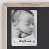 "Just The Facts" - Birth Announcements in Volcano by Owl and Toad - Front