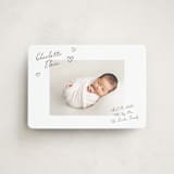"Written" - Birth Announcements in Sand by Pixel and Hank - Front