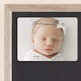 "Enchanted Love" - Birth Announcements in Noir by Ashlee Townsend - Front
