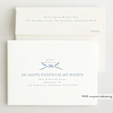"Crest" - Birth Announcements in Sky by Corinne Malesic - FREE Recipient Addressing