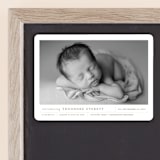 "Modern Grid" - Birth Announcements in Sand by Alexandra Cohn - Front