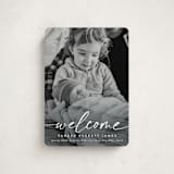 "Little Welcome" - Birth Announcements in Cloud by Susan Asbill - Front