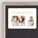 "Love-ly" - Birth Announcements in Blush by Lauren Chism - Front