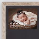 "Introducing" - Birth Announcements in Marble by Lea Delaveris - Front