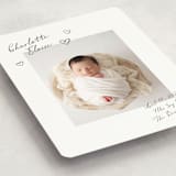 "Written" - Birth Announcements in Sand by Pixel and Hank - Detail