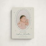 "Doodle Frame" - Birth Announcements in Deep Pond by Zove Ahhh - Front
