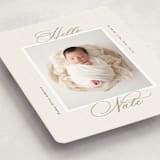 "Sweet Stripes" - Birth Announcements in Sand by Gwen Bedat - Detail