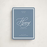 "Welcome Baby" - Birth Announcements in Sky by Blustery August - Front