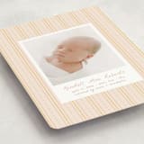 "patterned stripes" - Birth Announcements in Blush by Ellen Schlegelmilch - Detail