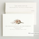 "Boho Bouquet" - Birth Announcements in Rose by Joanna Griffin - FREE Recipient Addressing